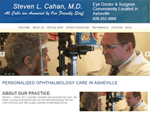 Tablet Screenshot of drcahan.com